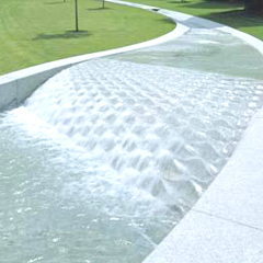 The Princess Diana Memorial Fountain in Hyde Park.